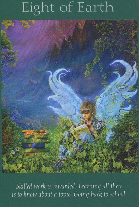 Eight of Earth Angel Tarot, Radleigh Valentine, Doreen Virtue, Dani Tworek, Chakratopia, Seattle
