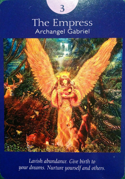 Angel Tarot, Radleigh Valentine, Archangel Gabriel, The Empress, Dani Tworek, Chakratopia, Blog, Seattle, Card of the Week