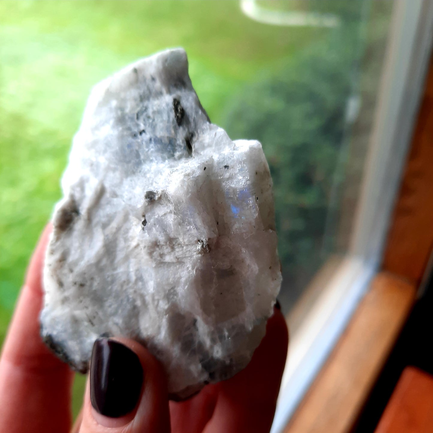 Raw Rainbow Moonstone