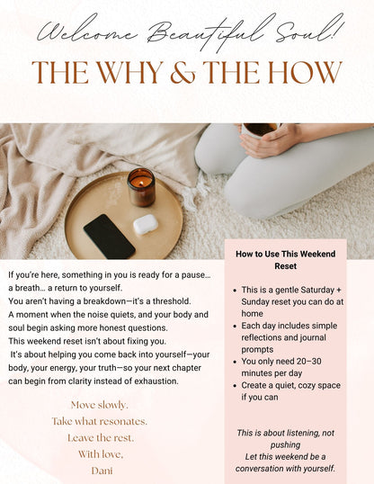 🌙 The Weekend Radiant Second Act Reset