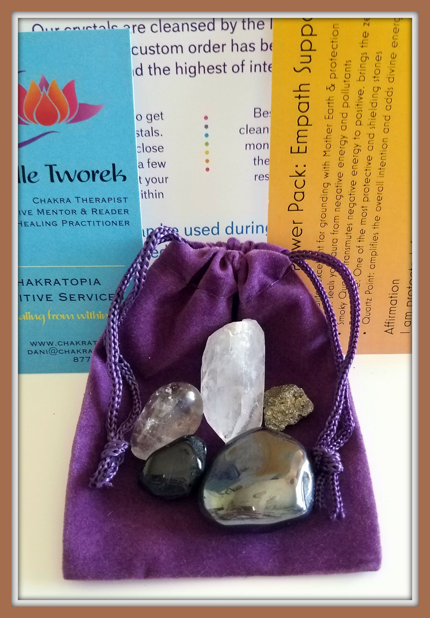 Crystal Power Pack:  Aura Protector, Empath Special